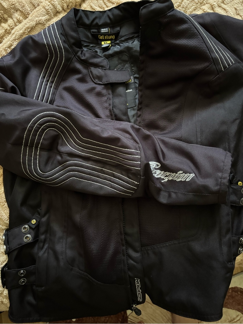 Women’s Black Motorcycle Jacket